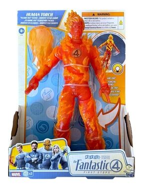 Marvel Fantastic Four Human Torch 10” Action Figure